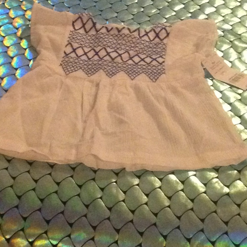 Peplum style shirt
